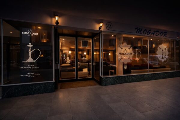 entrance cafe mogador